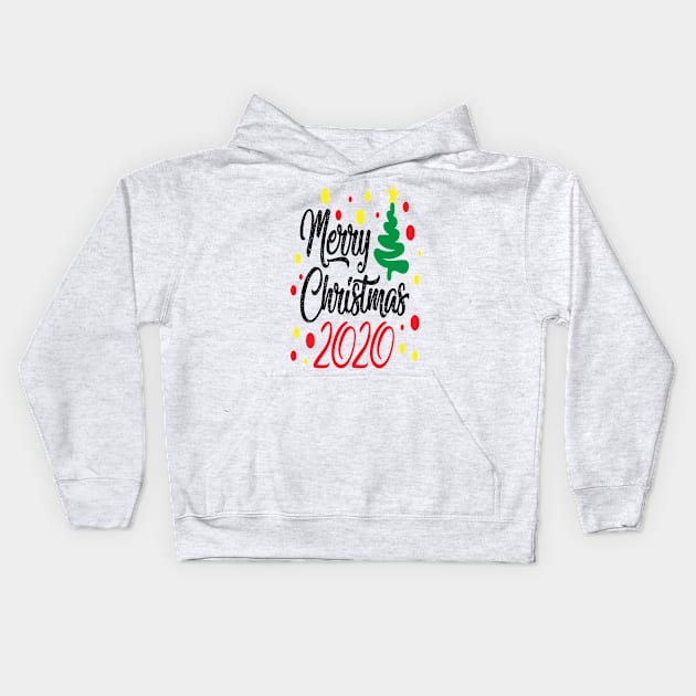 Merry Christmas 2020 - Christmas Gift Idea Kids Hoodie by Designerabhijit